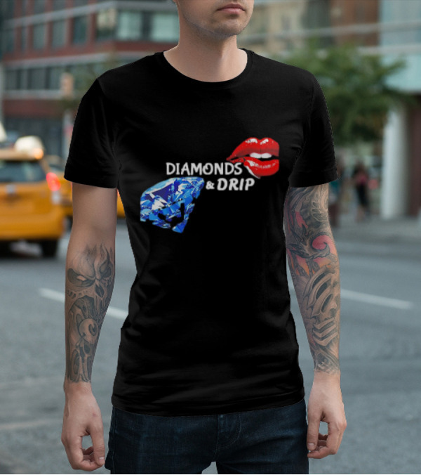 Diamonds And Drip Lips Of Seduction Classic T-Shirt