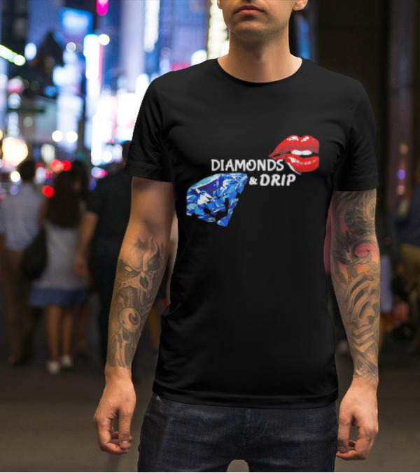 Diamonds And Drip Lips Of Seduction Classic T-Shirt