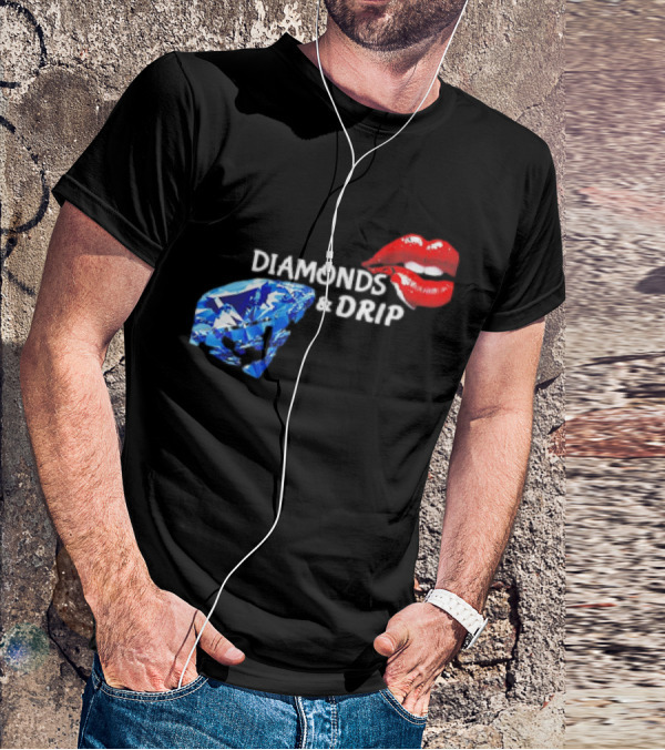Diamonds And Drip Lips Of Seduction Classic T-Shirt
