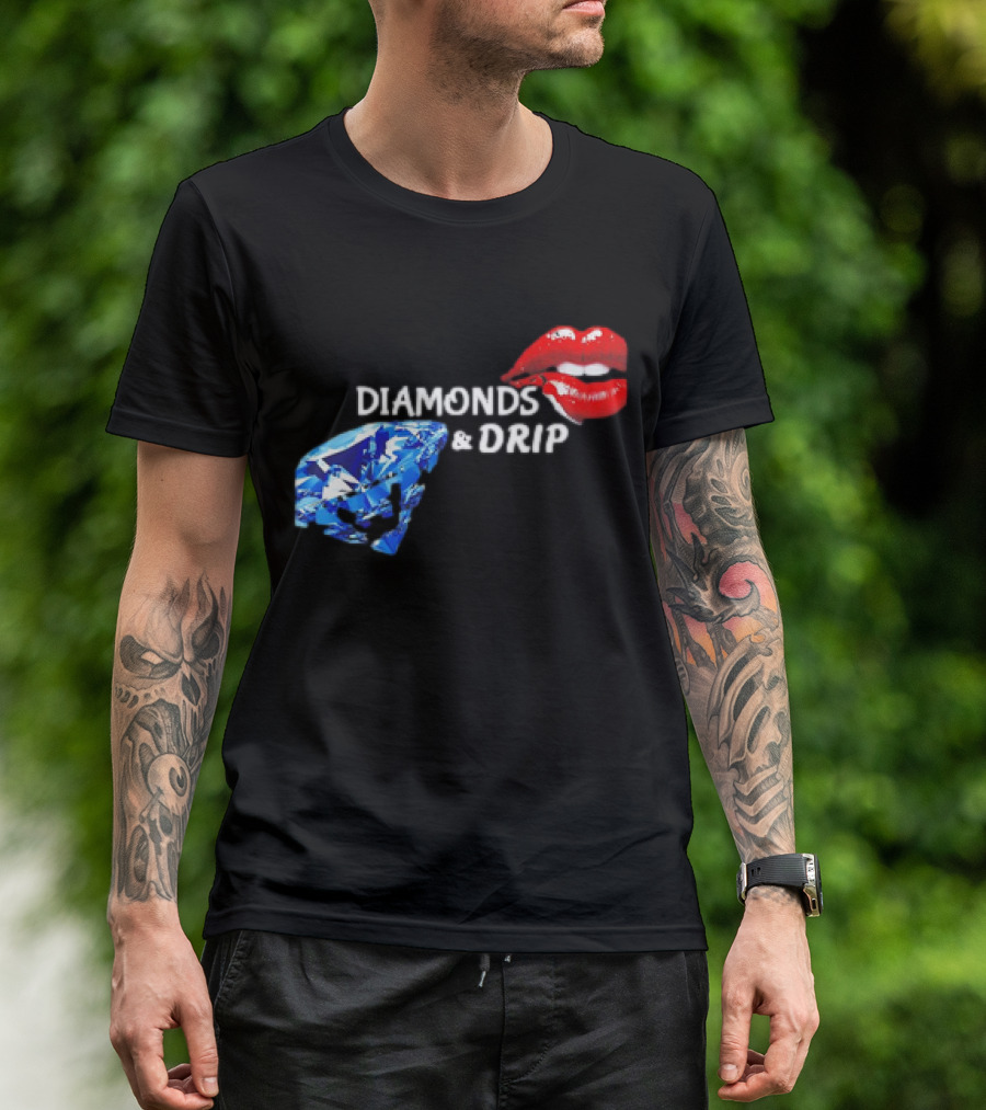 Diamonds And Drip Lips Of Seduction Classic T-Shirt