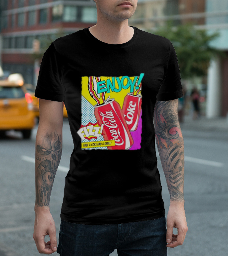 Enjoy Coca-Cola Fizz Have a Coke and a Smile T-Shirt