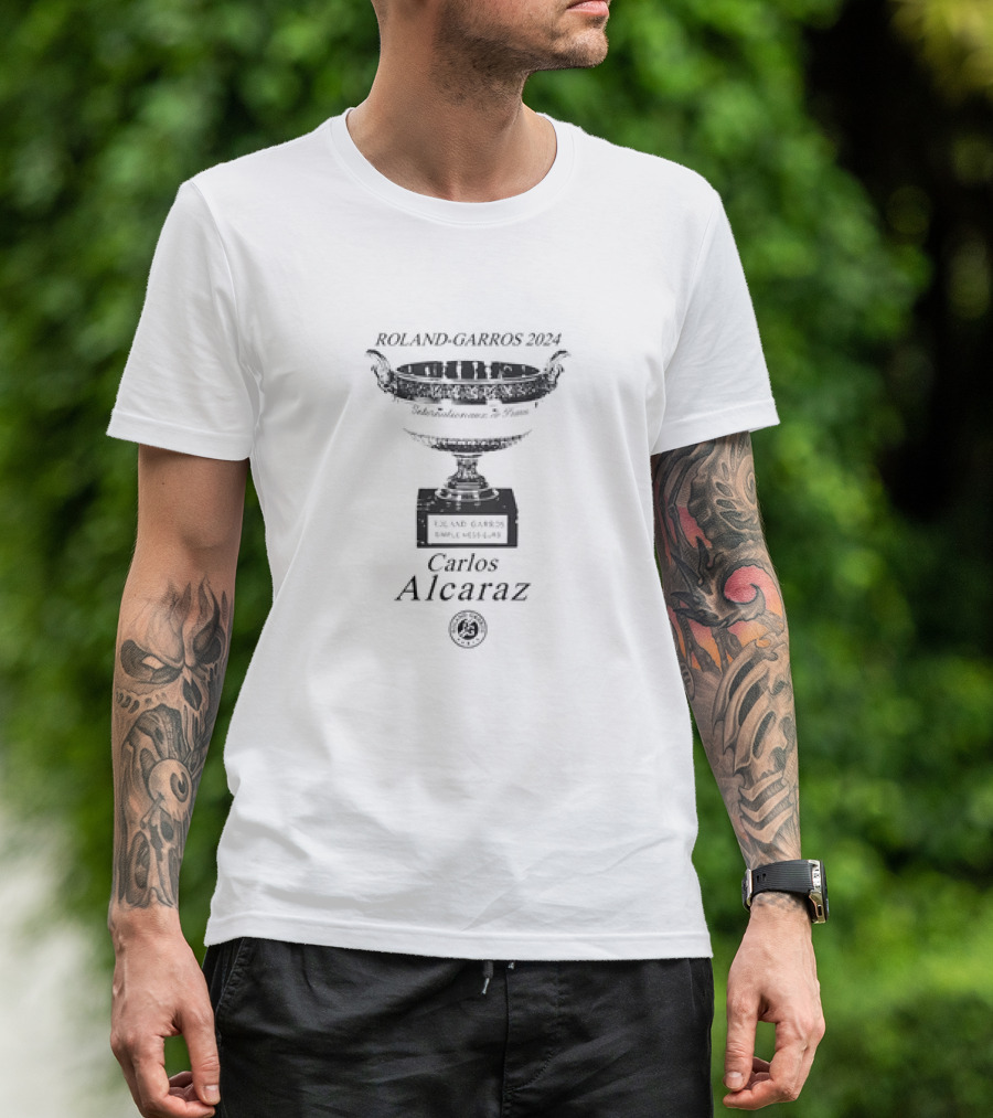 ROLAND-GARROS 2024 Internationaux De France Simple Messieurs Carlos Alcaraz T-Shirt