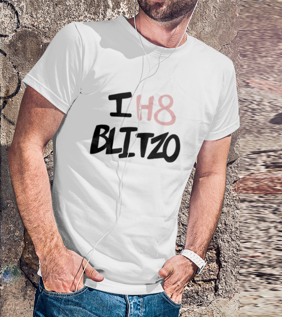 I H8 Blitzo Helluva Boss Fan Merchandise T-Shirt