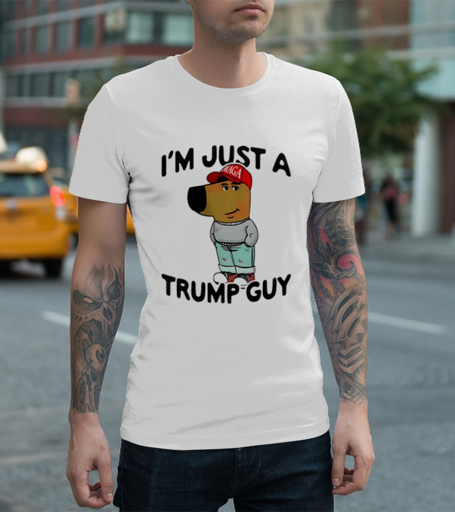 I’m Just a Trump Guy MAGA Hat Cartoon Character T-Shirt