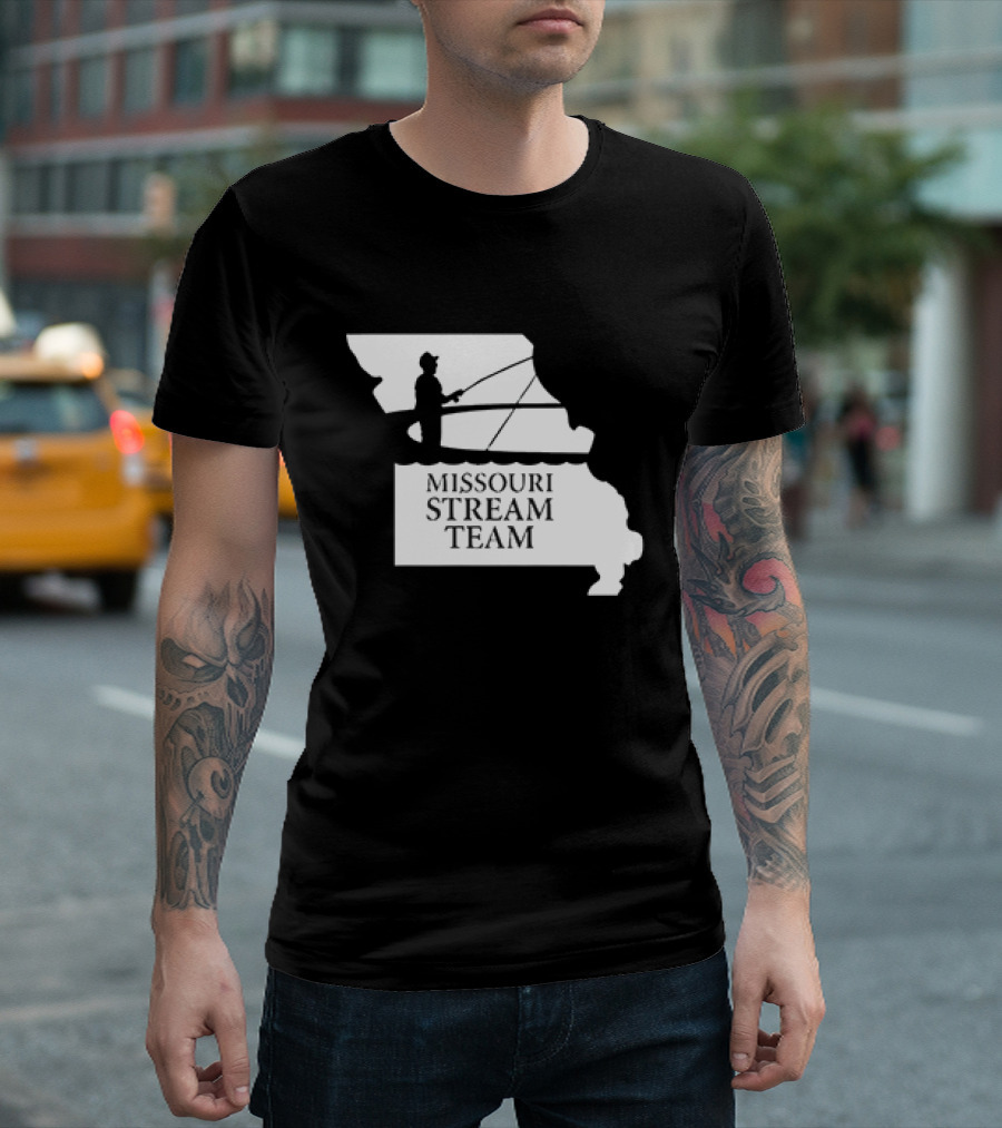 Missouri Stream Team Fishing in State T-Shirt