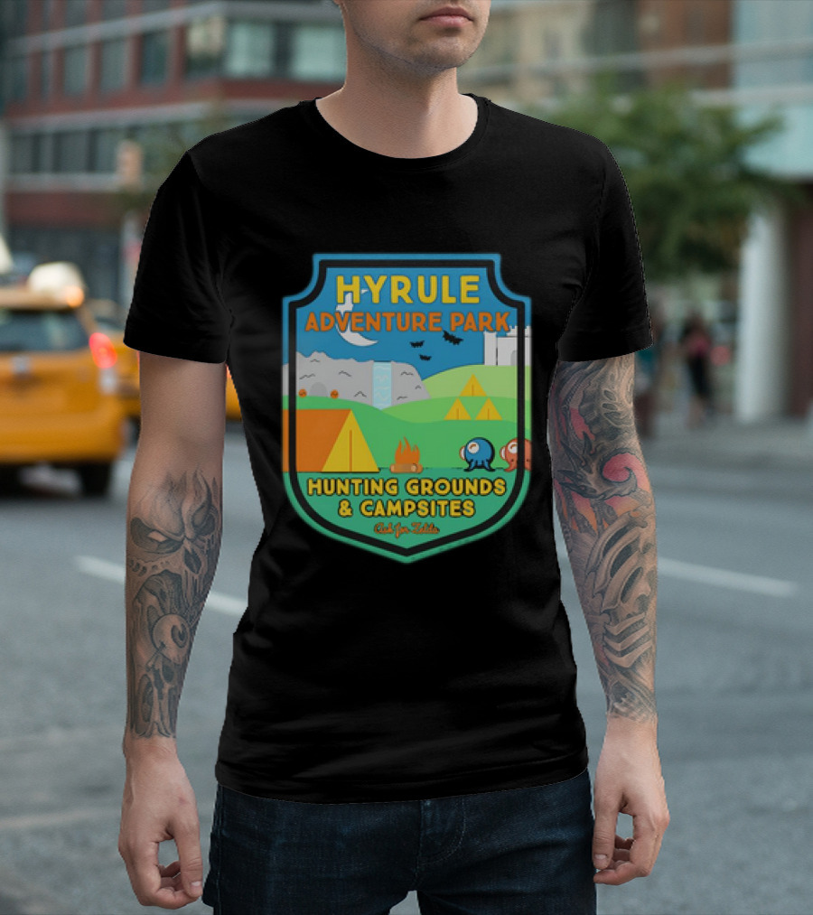 Hyrule Adventure Park Hunting Grounds and Campsites Ask for Zelda T-Shirt