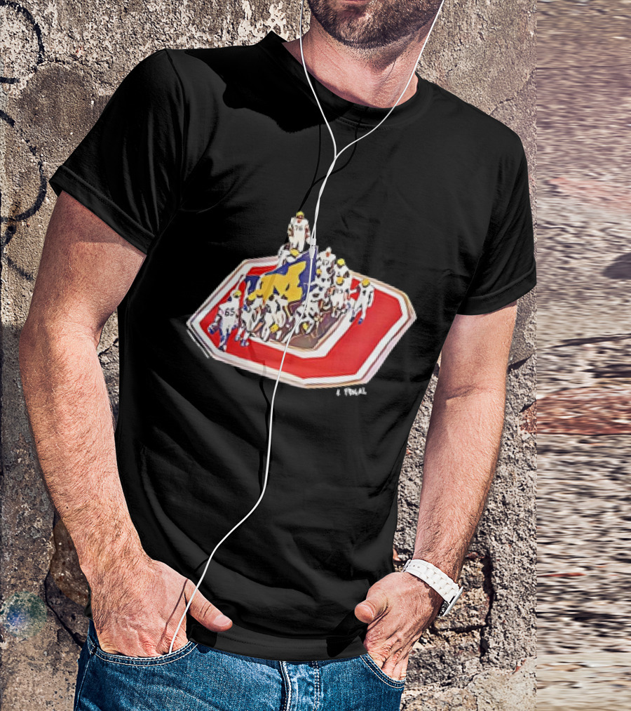 Michigan Wolverines Victory Over Ohio State Buckeyes The 5th Dentist 45-23 Final Football Iconic Image T-Shirt