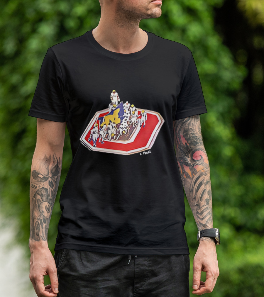 Michigan Wolverines Victory Over Ohio State Buckeyes The 5th Dentist 45-23 Final Football Iconic Image T-Shirt