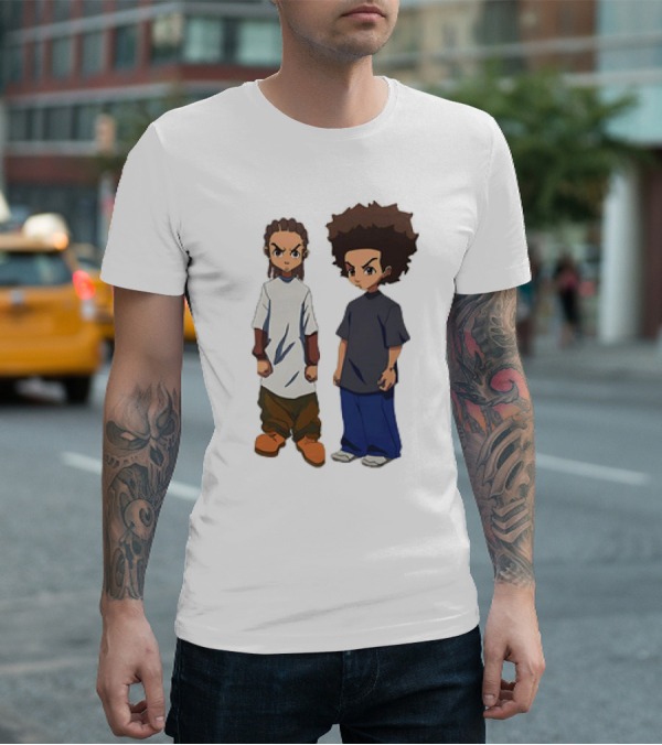 The Boondocks Huey And Riley Duo T-Shirt