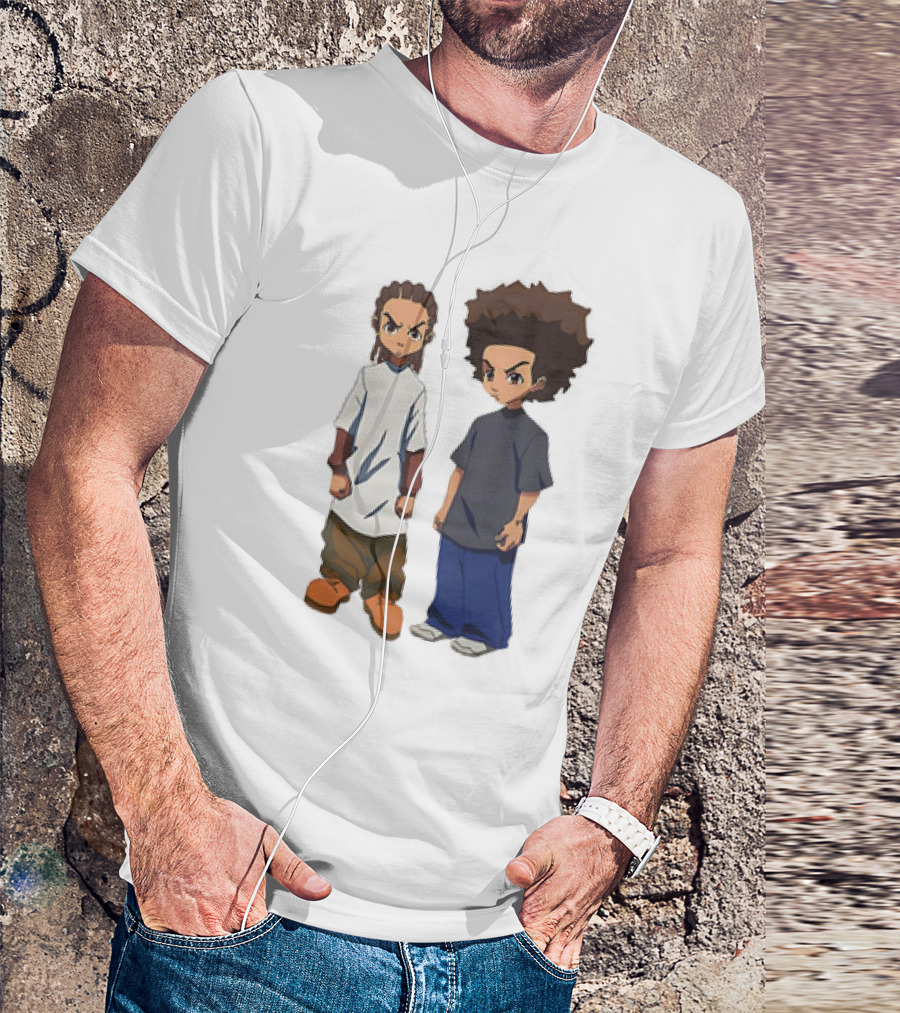 The Boondocks Huey And Riley Duo T-Shirt