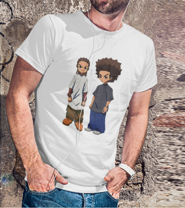 The Boondocks Huey And Riley Duo T-Shirt