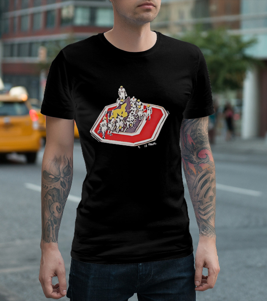 Michigan Wolverines The 5Th Dentist 45-23 Final Victory Parade Scene T-Shirt