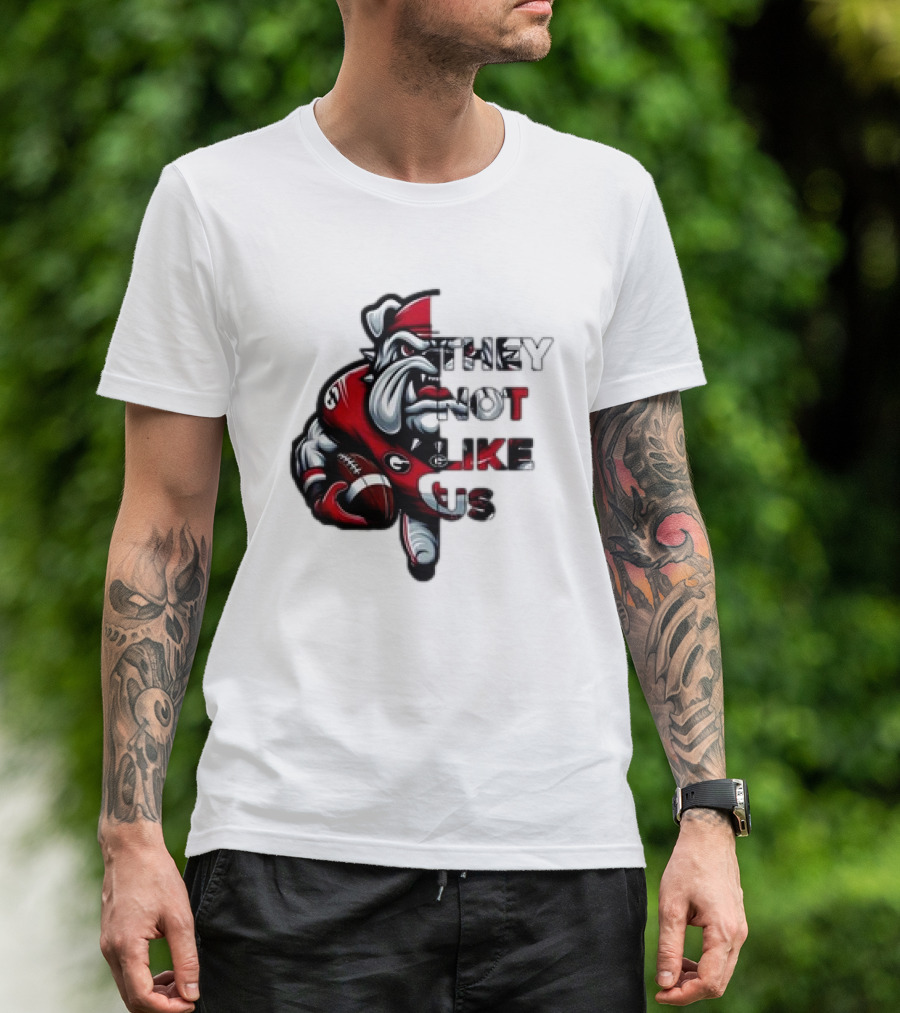 Georgia Bulldogs They Not Like Us T-Shirt