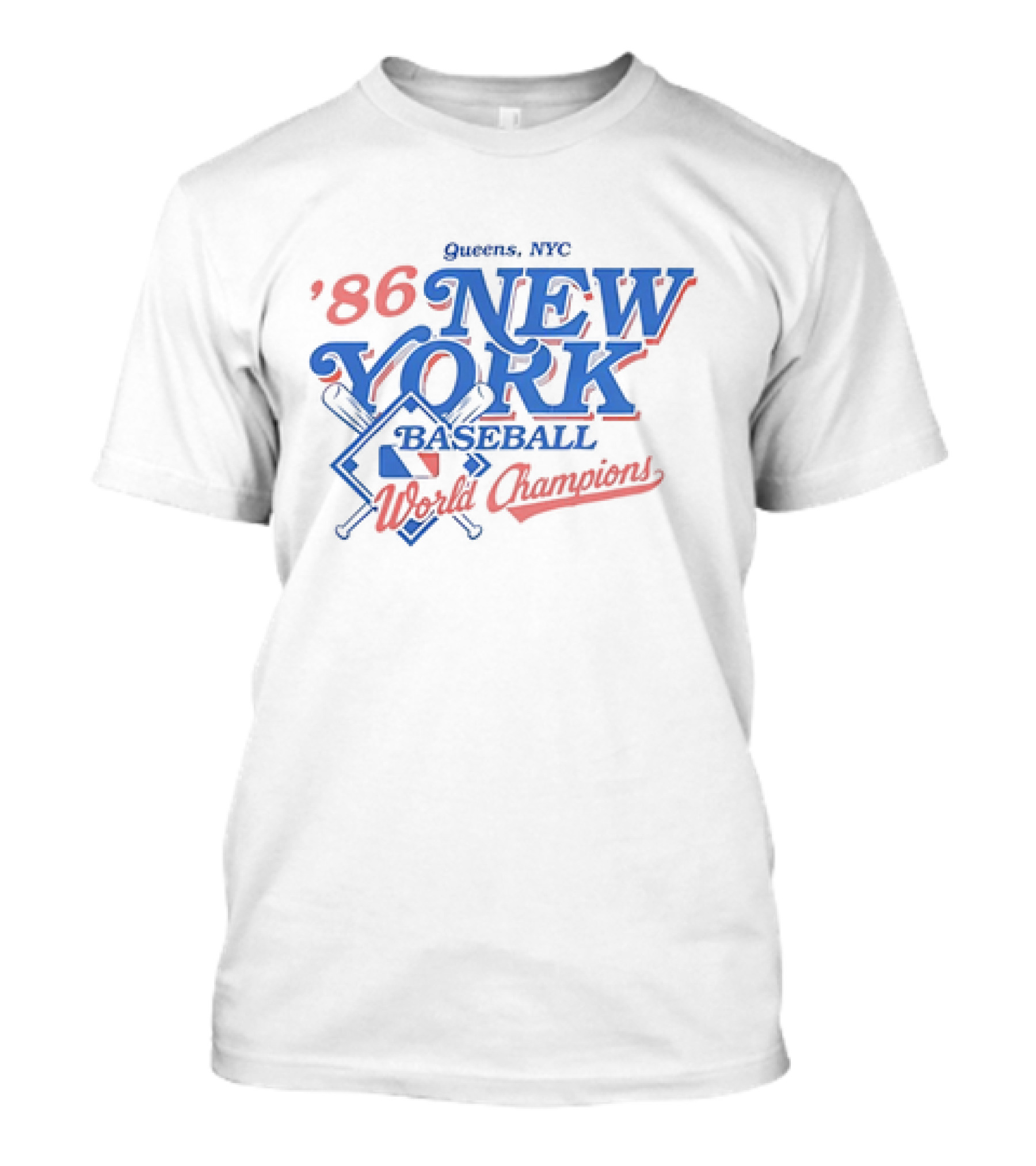 Queens NYC '86 New York Baseball World Champions T-Shirt
