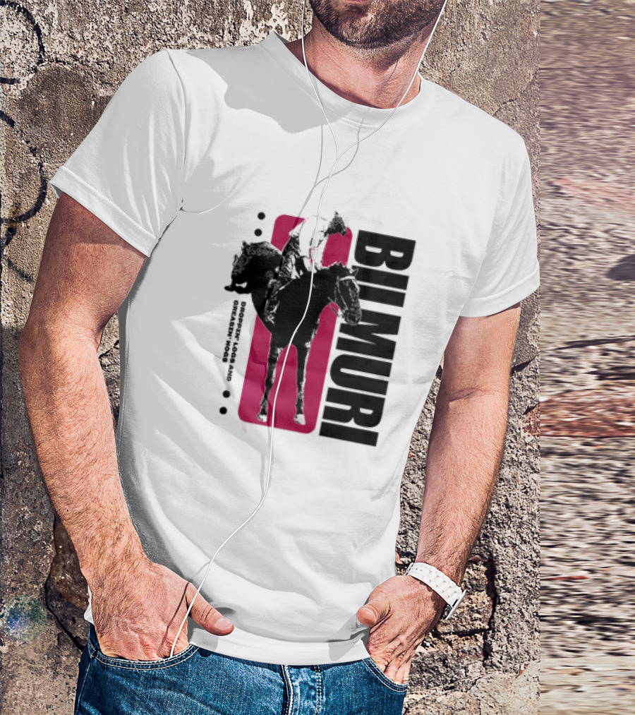 Bilmuri Horse Dropzn Logs And Greasin’ Hogs Riding T-Shirt