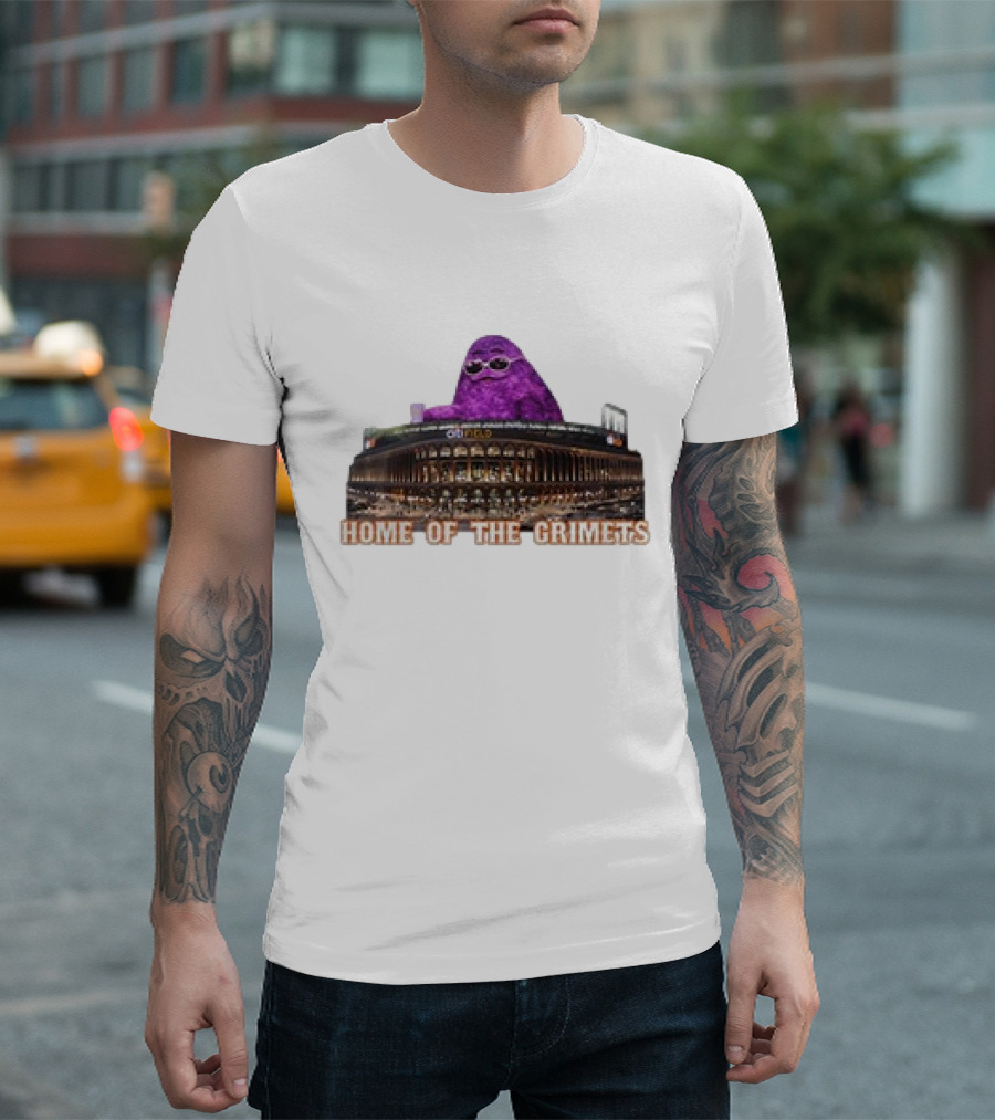 Citi Field Mets Grimace Home Of The Grimets T-Shirt
