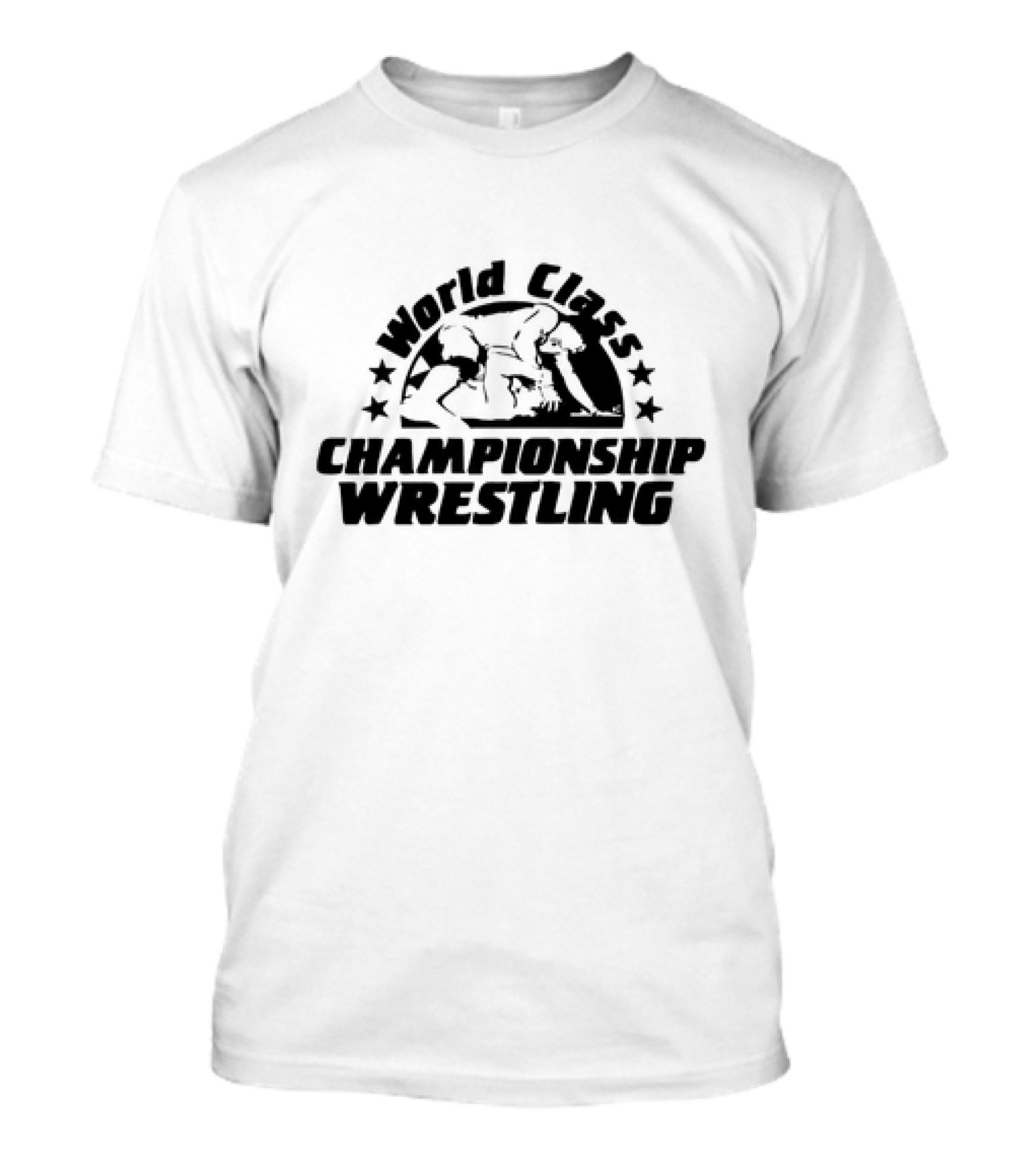World Class Championship Wrestling Stars Retro Wrestling Iconic T-Shirt
