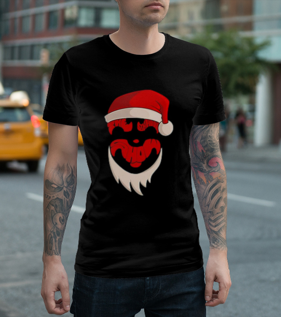 The Shaggs Santa Christmas Face T-Shirt