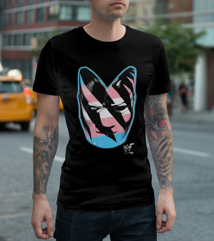 Mask That’s Gotta Be Trane WF Icon With Transgender Flag Colors T-Shirt