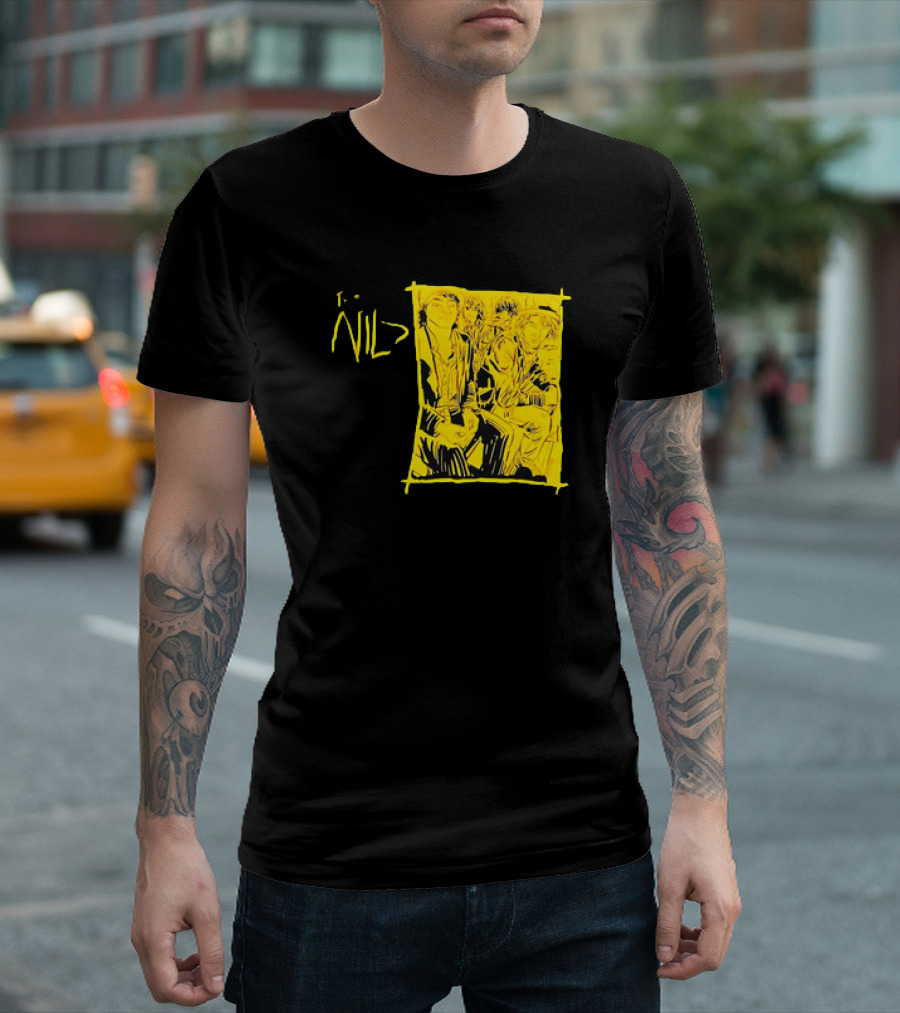 The Nils Comic Band Yellow T-Shirt