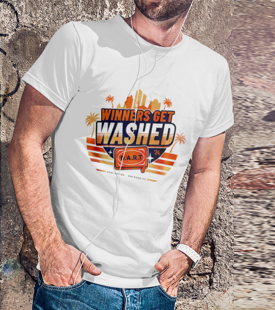Winners Get Washed D.A.R.T Bowl Edition San Diego CA '24 T-Shirt