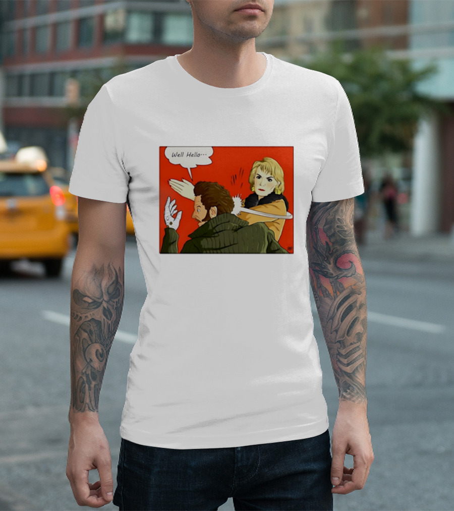 Well Hello Bandit Slap Comic T-Shirt