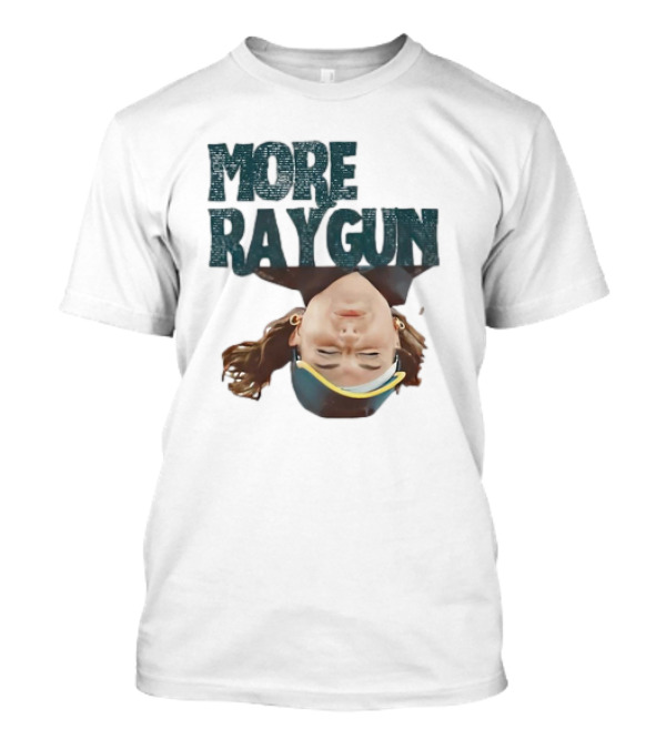 More Raygun Upside Down Headphone T-Shirt
