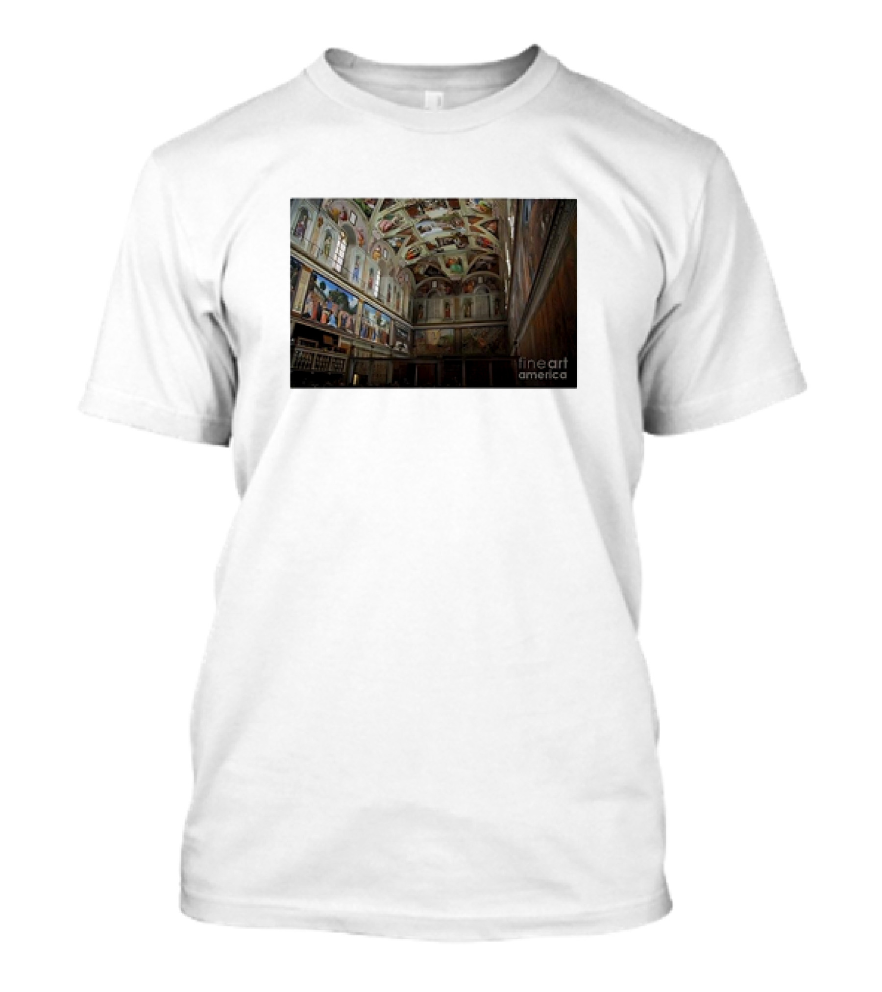Sistine Chapel Ceiling Fine Art America T-Shirt