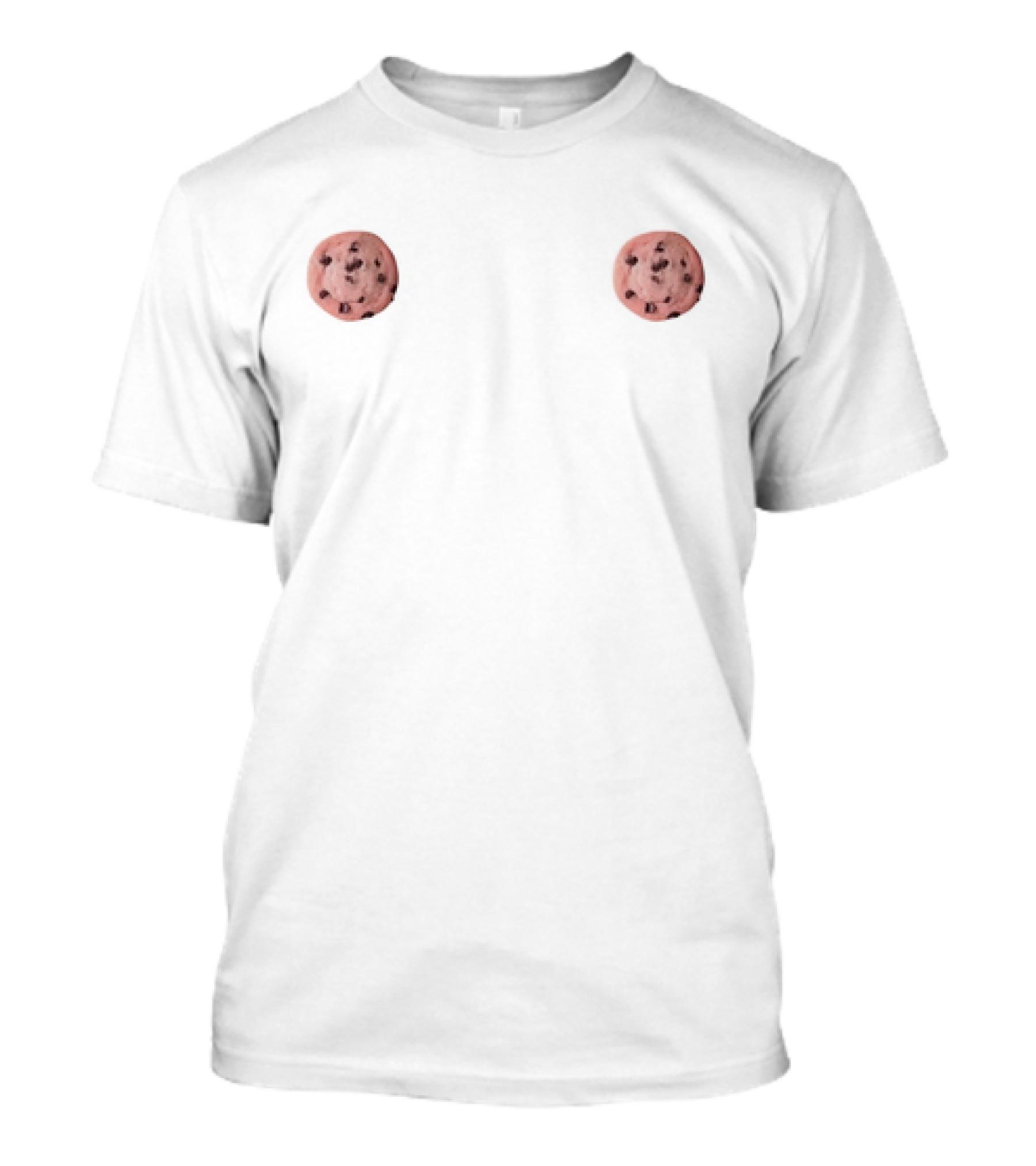 Chocolate Chip Cookie Design Nip T-Shirt