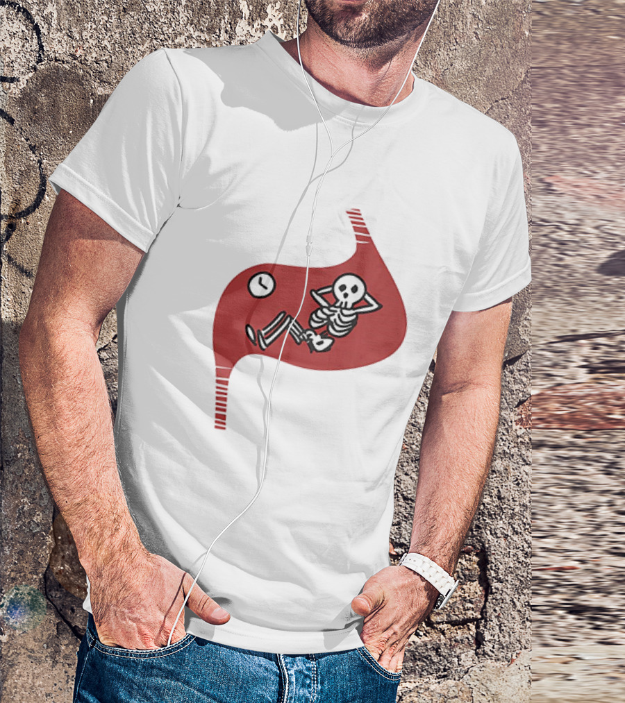 Dungeon Meshi Falin Touden Relaxed Skeleton Motif T-Shirt