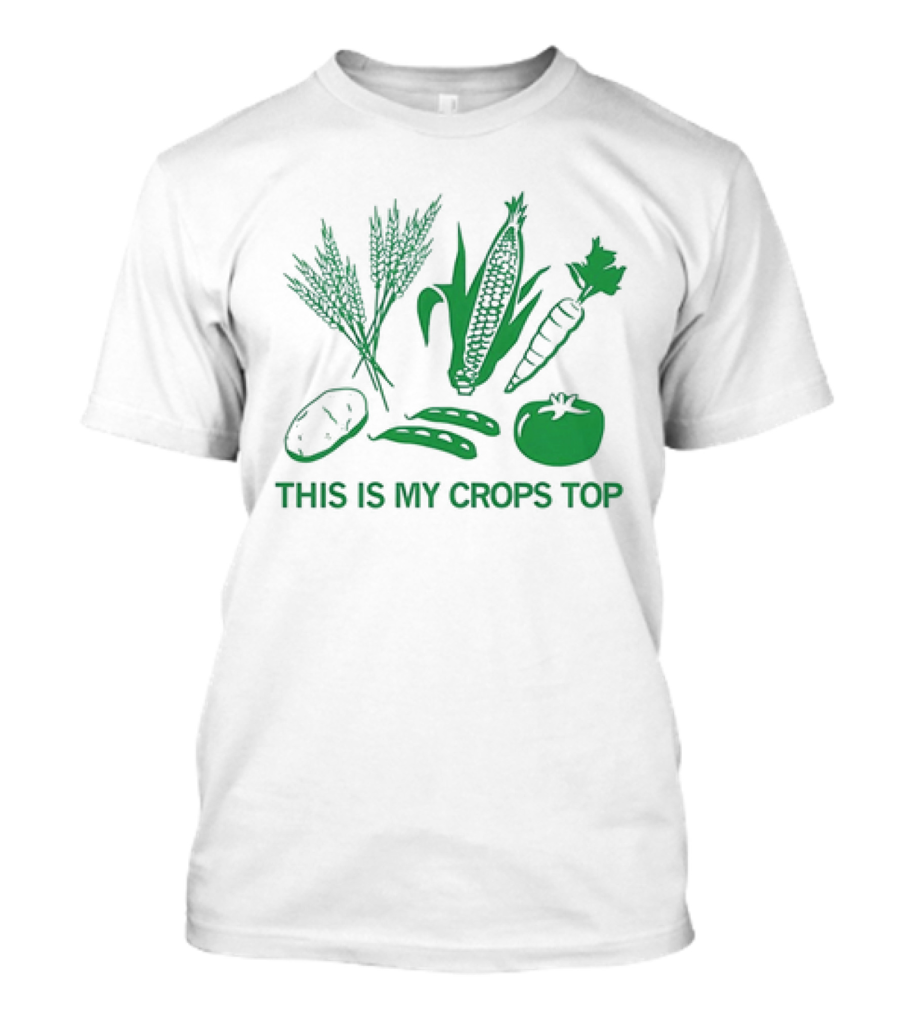 This Is My Crops Top Corn Tomato Carrot Potato Peas T-Shirt