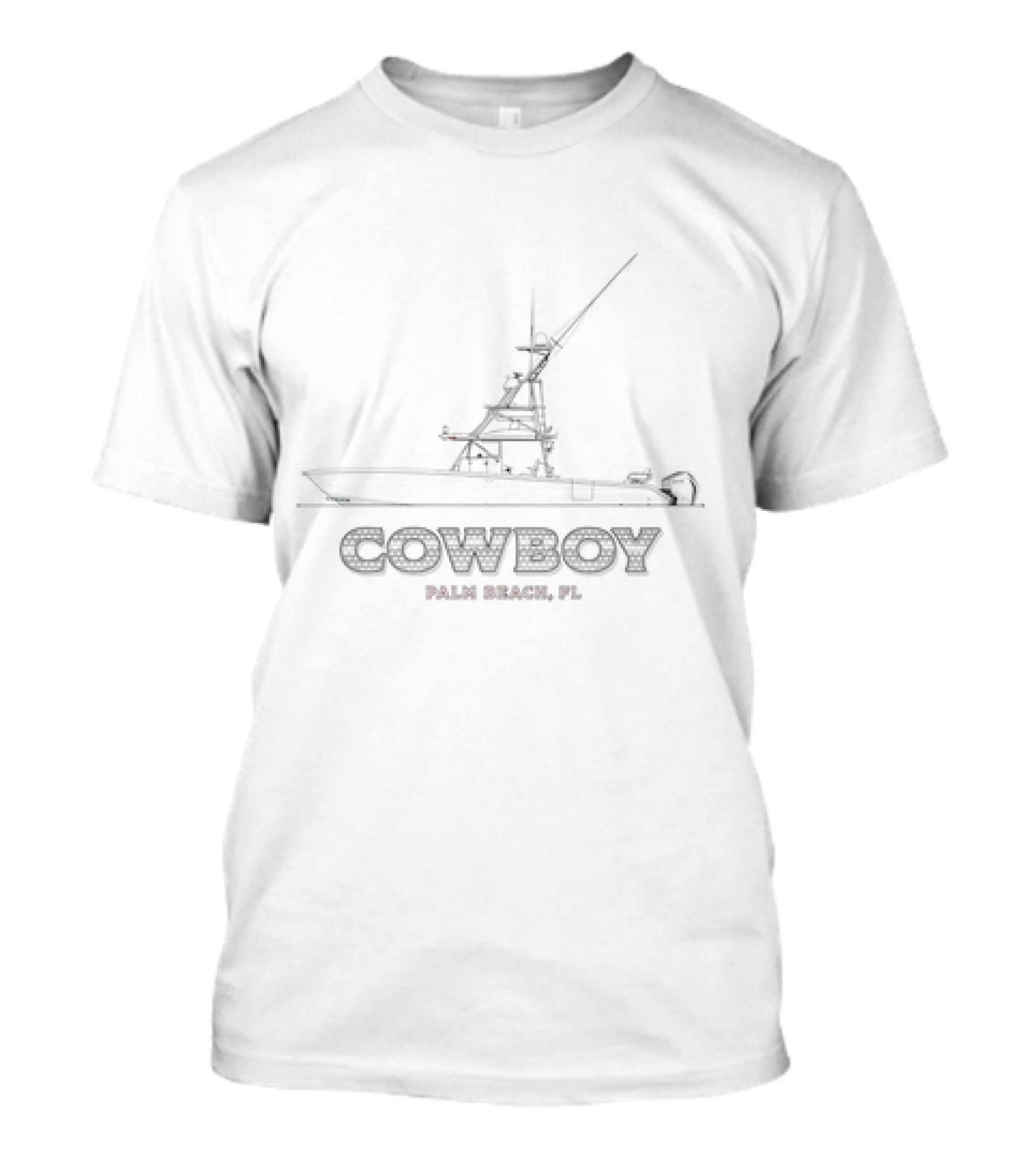 COWBOY Yacht Palm Beach FL T-Shirt