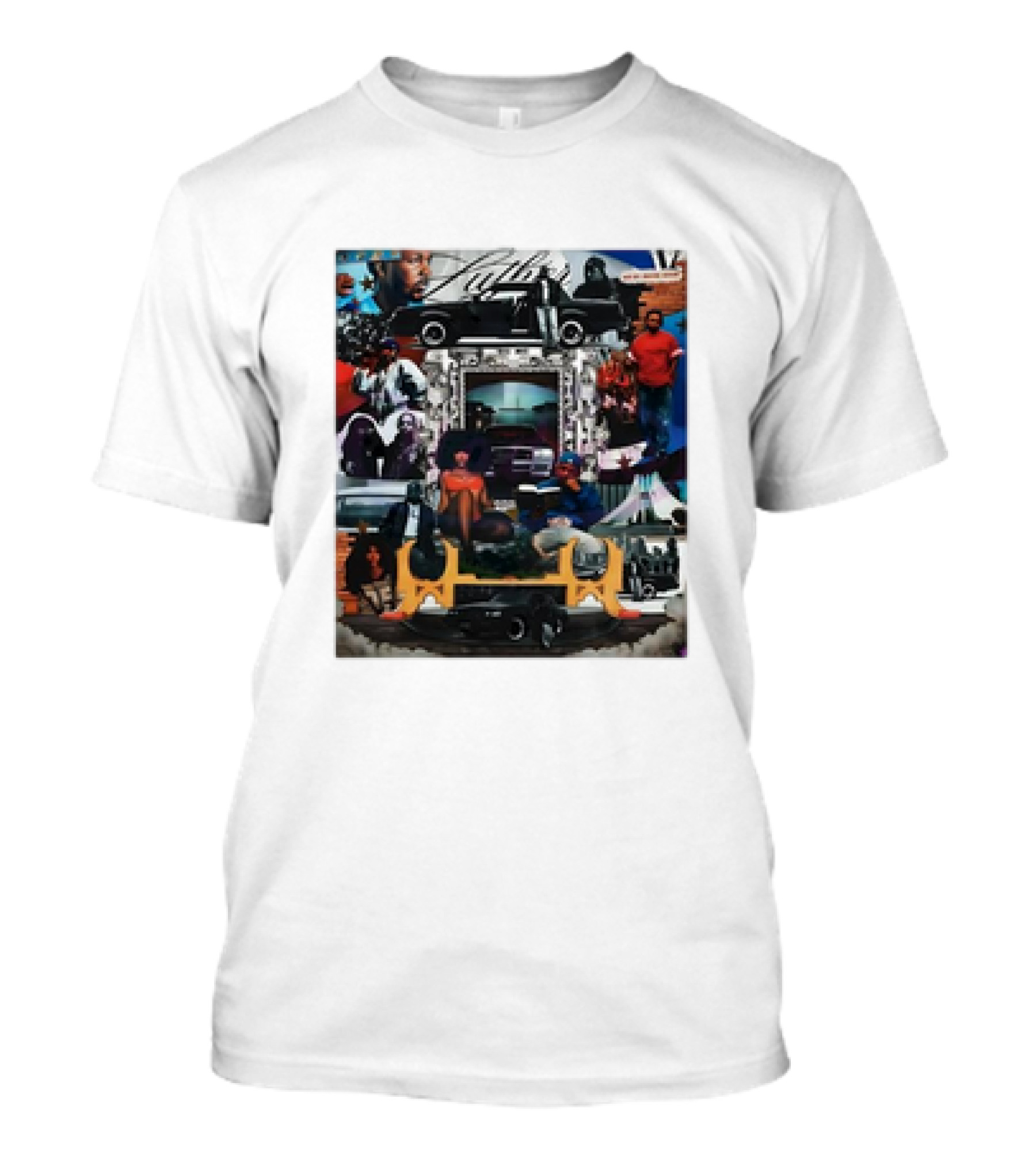 Kendrick Lamar And Sza Grand National Tour Collage Vintage Aesthetic T-Shirt