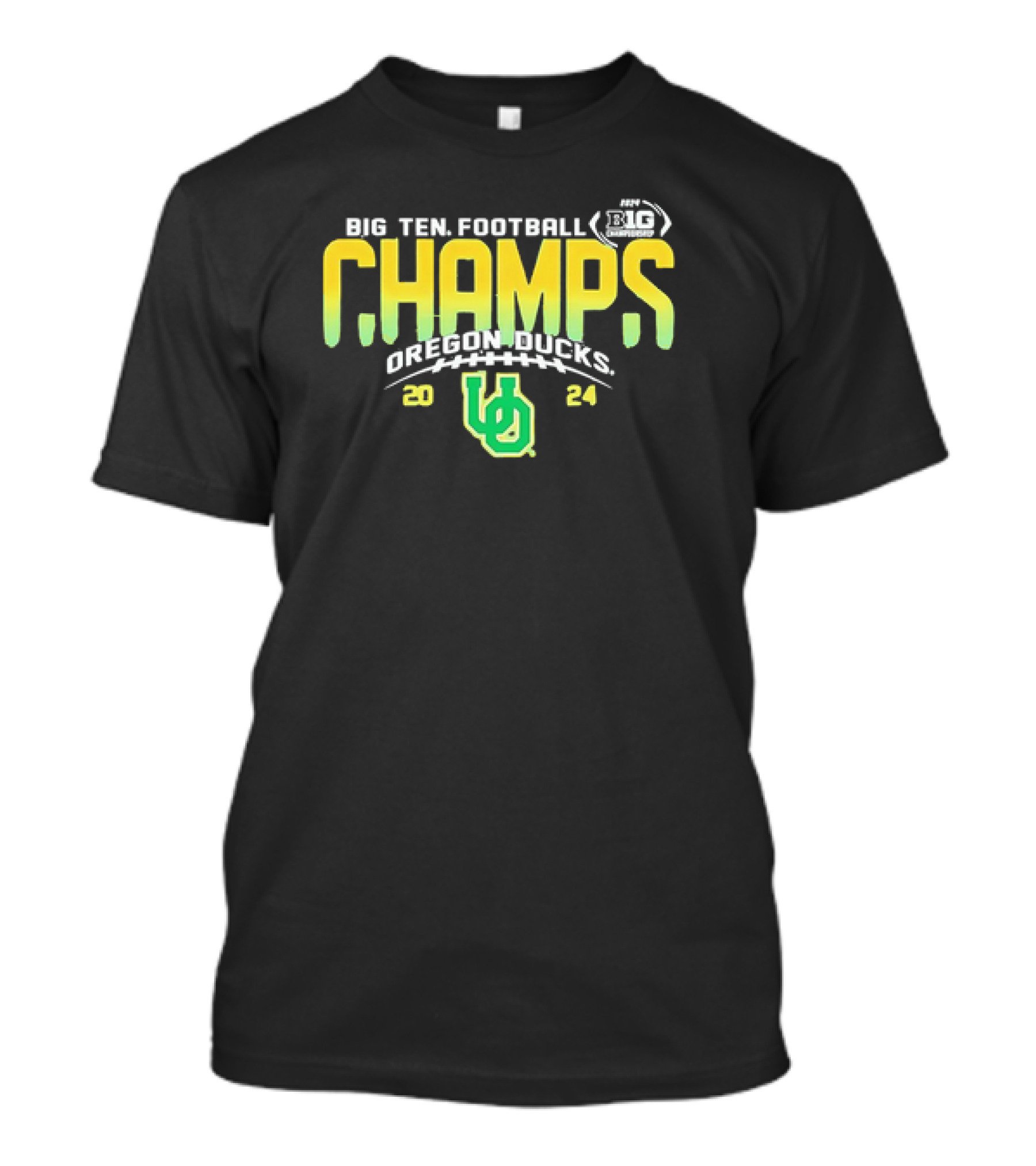 Big Ten Football Champs Oregon Ducks 2024 Championship T-Shirt
