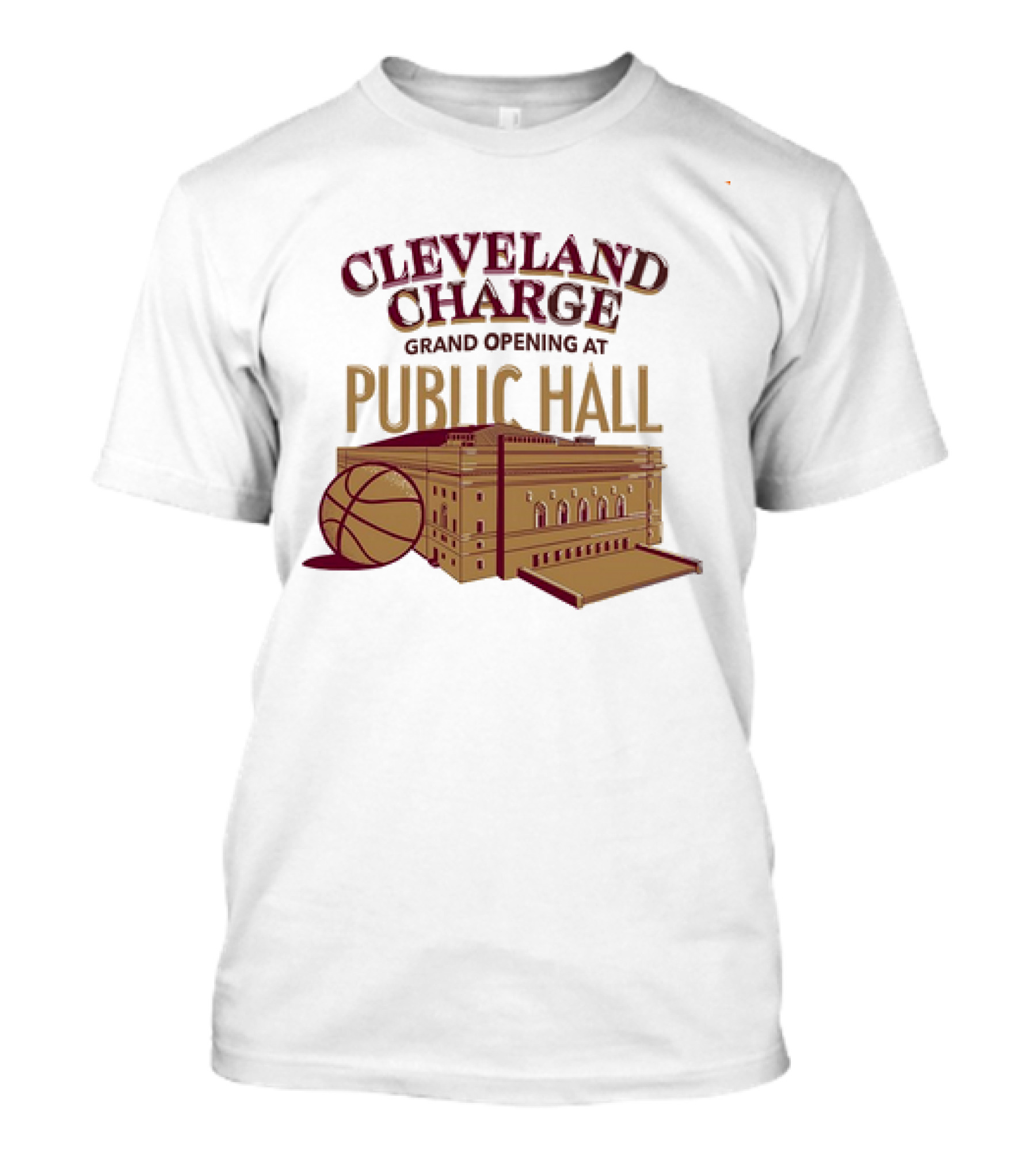 Cleveland Charge Grand Opening At Public Hall Basketball Event T-Shirt