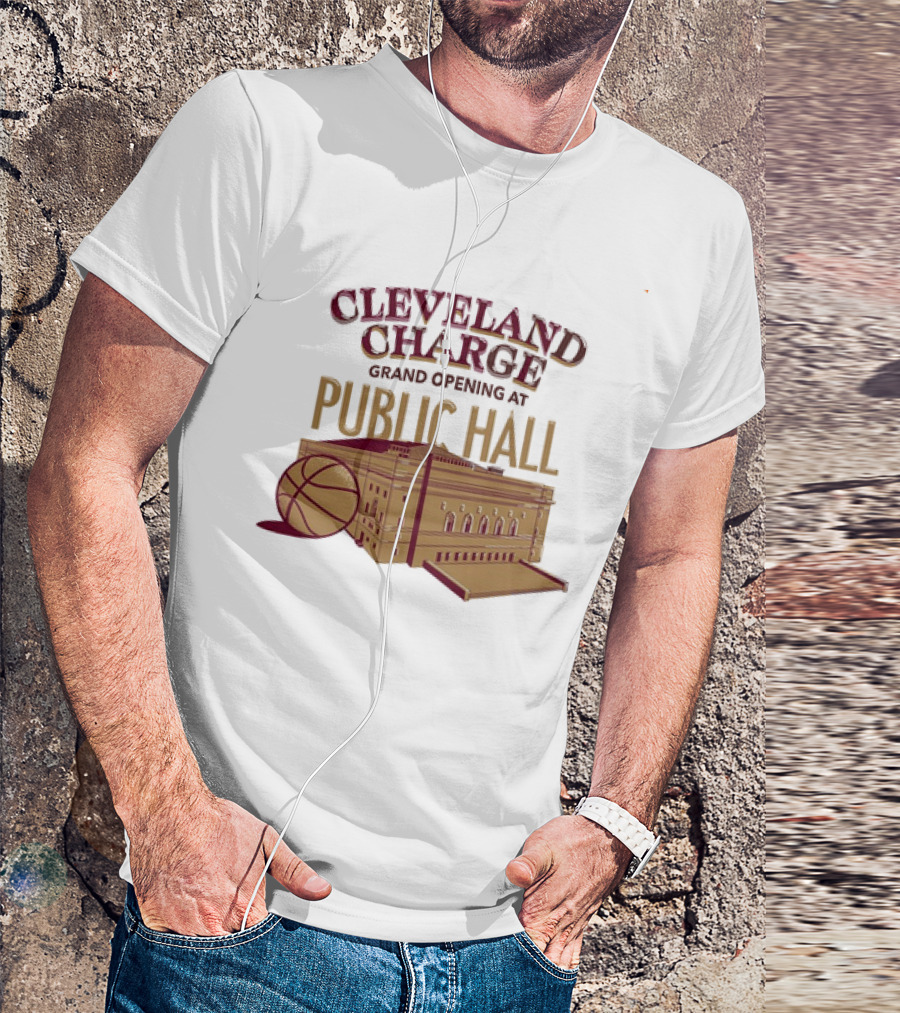 Cleveland Charge Grand Opening At Public Hall Basketball Event T-Shirt