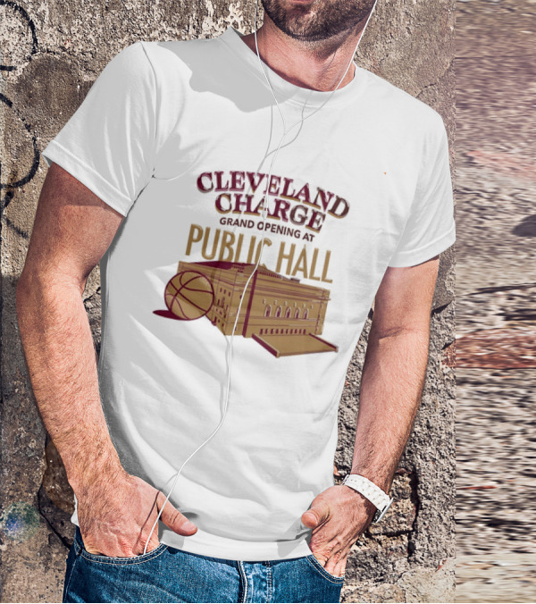 Cleveland Charge Grand Opening At Public Hall Basketball Event T-Shirt