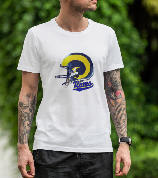 Los Angeles Rams Helmet Rams Football T-Shirt