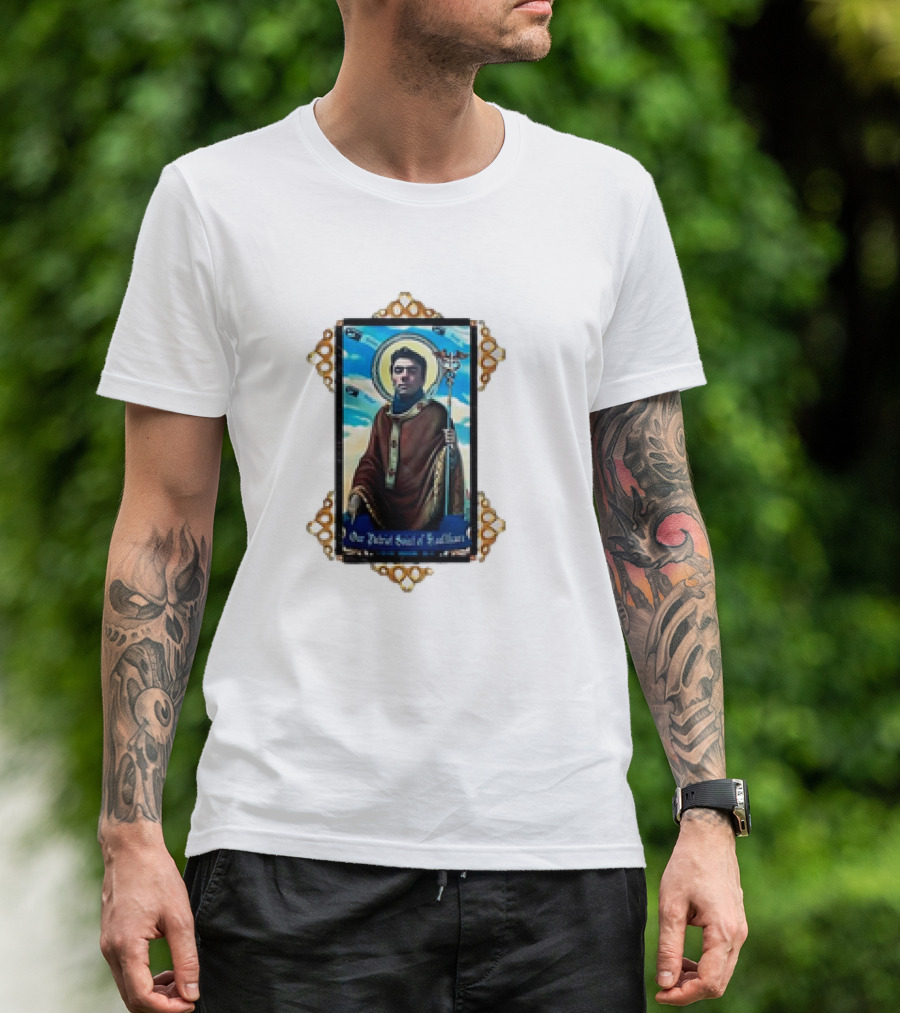 Luigi Mangione Our Patriot Saint Of Healthcare With Iconic Religious T-Shirt