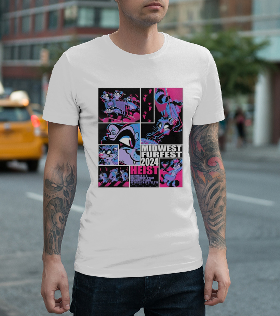 Midwest Furfest 2024 Heist December 5-8 Rosemont IL Events and Schedule Information T-Shirt