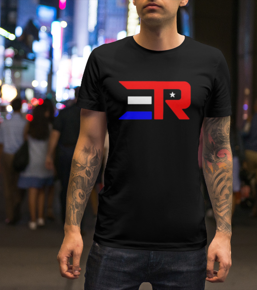Freedooksx Elite Research USA Red Blue White Star ER T-Shirt