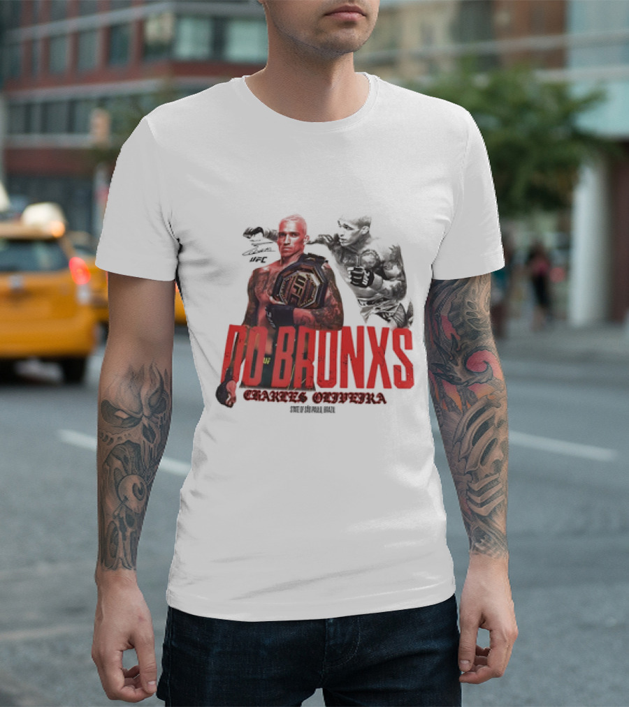 Charles Oliveira Do Bronx UFC Star São Paulo Brazil Champion T-Shirt