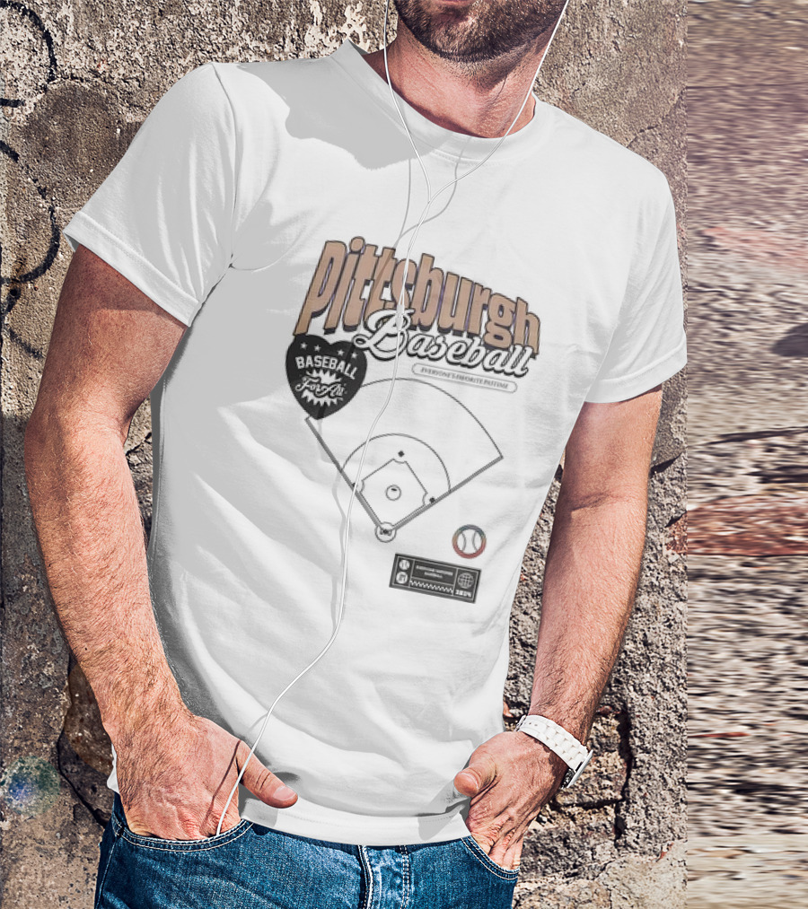 Pittsburgh Baseball Everyone’s Favorite Pastime Field T-Shirt