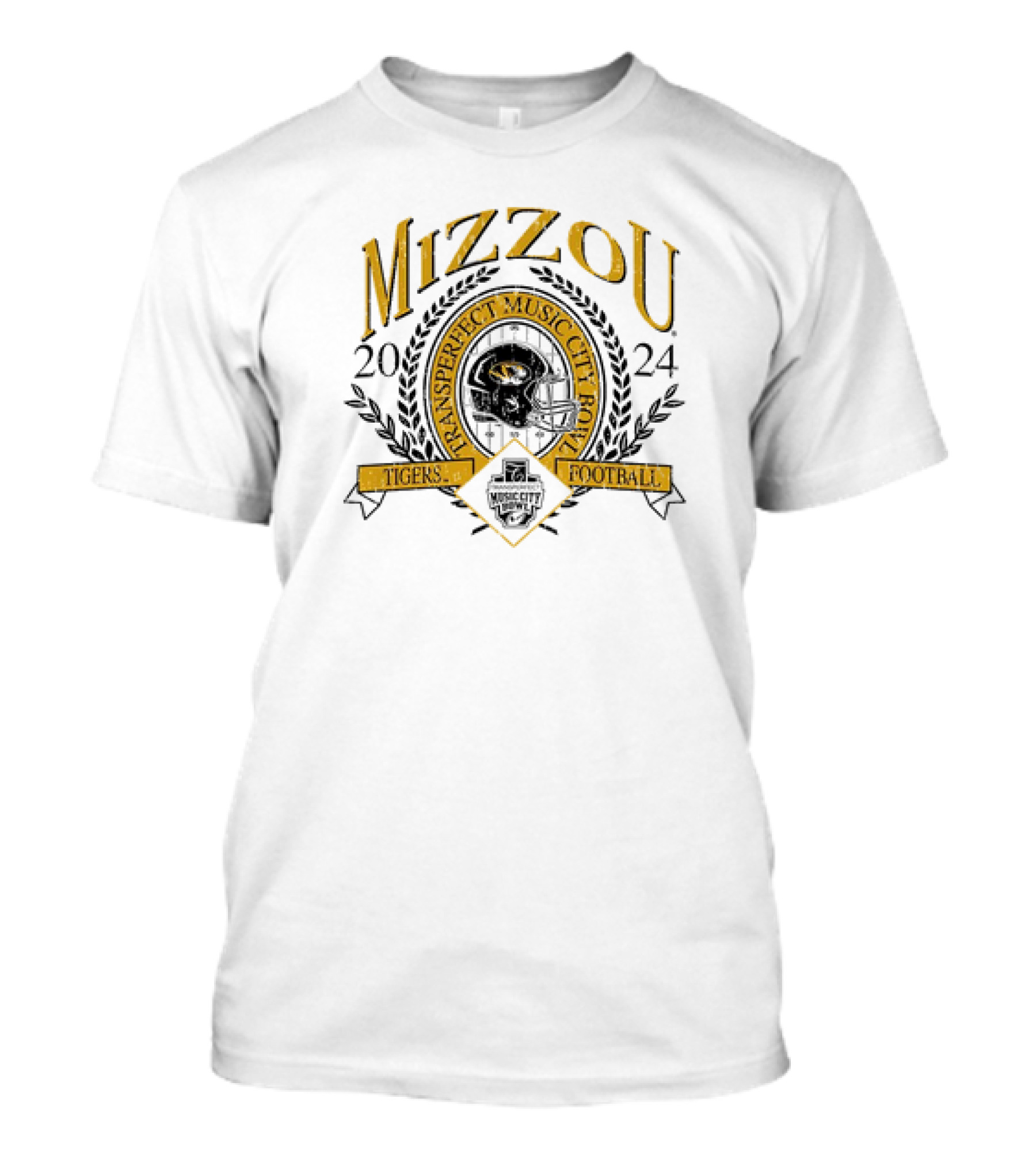 Mizzou Tigers 2024 TransPerfect Music City Bowl Football T-Shirt
