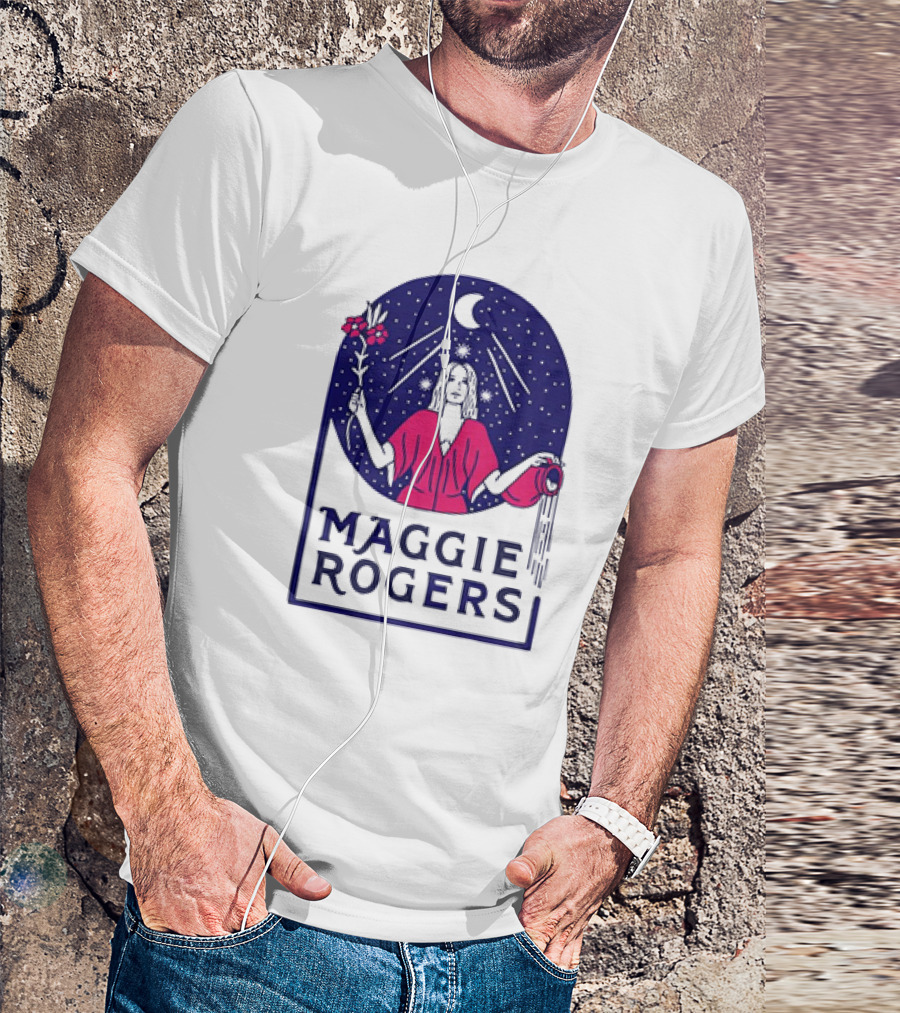 Maggie Rogers The Magi Celestial Moon Starry Night Water Bearer T-Shirt