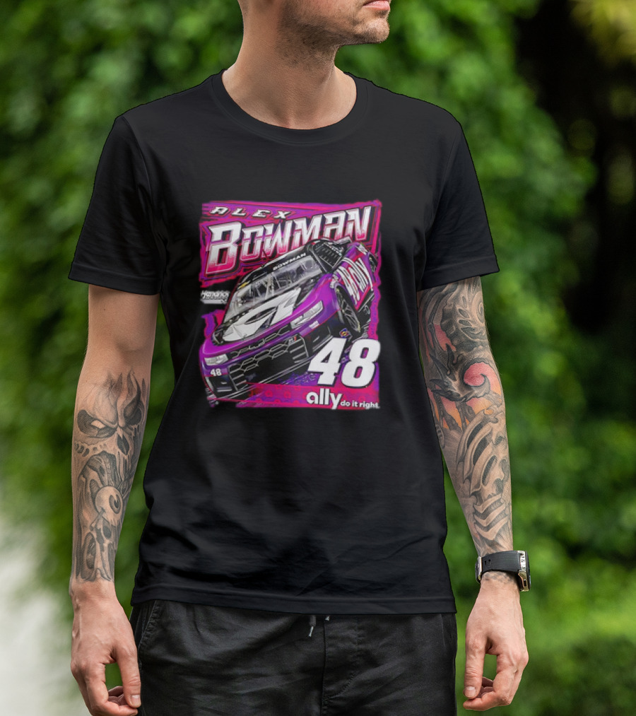 Alex Bowman 48 Chevrolet ZL1 Hendrick Motorsports Ally Racing T-Shirt