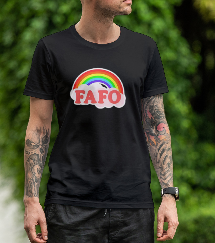 FAFO Rainbow Cute T-Shirt