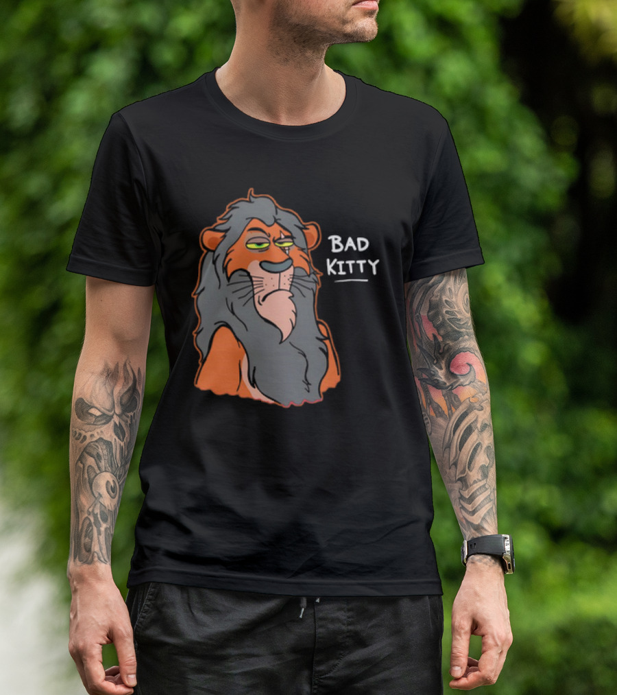 Scar Bad Kitty Lion Expression T-Shirt