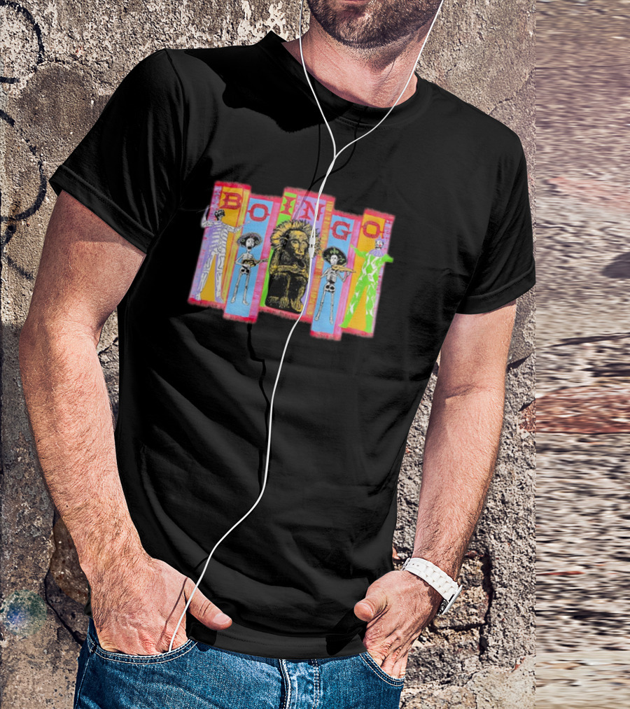 Oingo Boingo 1994 Vintage Skeletons Lion T-Shirt