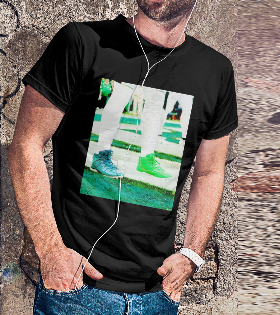 Jalen Two Shoes Colorful Football Footwear Return T-Shirt